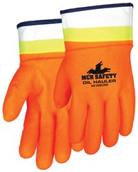 Hi-Viz Oil Hauler PVC Work Gloves - Gloves